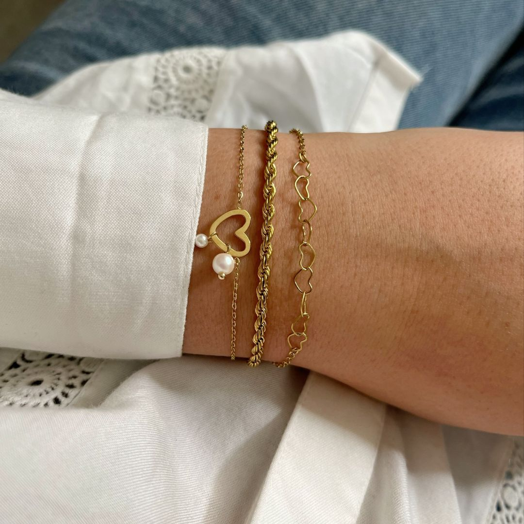 Stainless steel armbanden