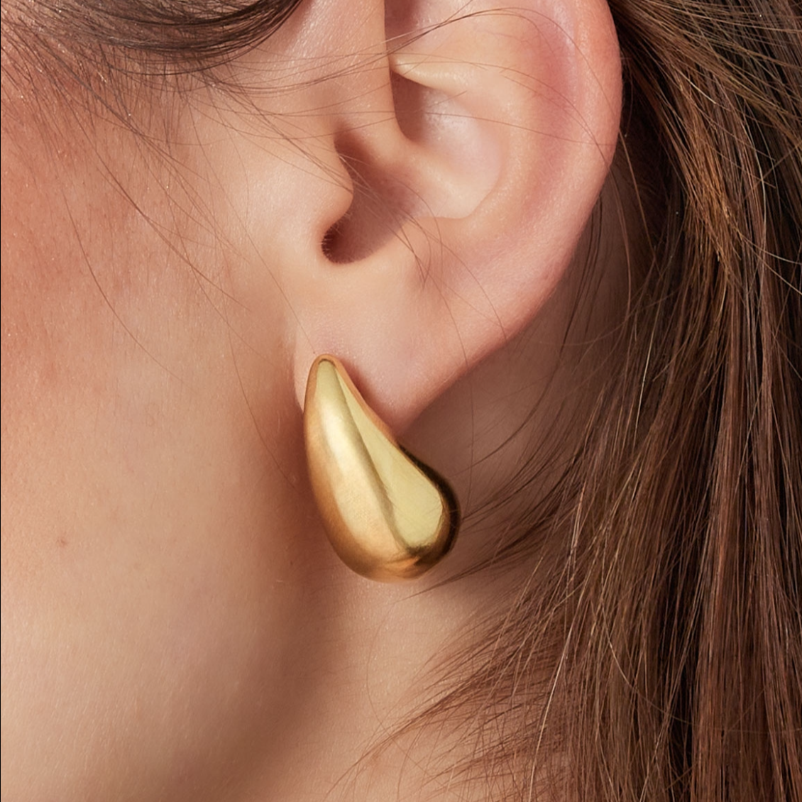 Druppelvormige statement oorbellen | Zilverkleurig