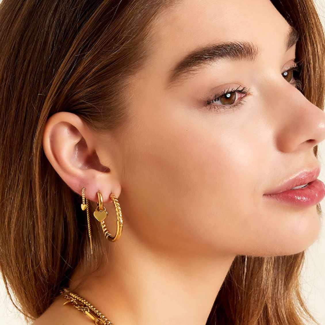 Oorbellen met klein hartje | Zilverkleurig