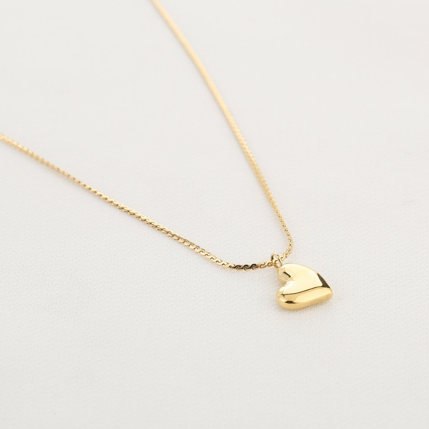 Ketting met klein hartje | Goudkleurig
