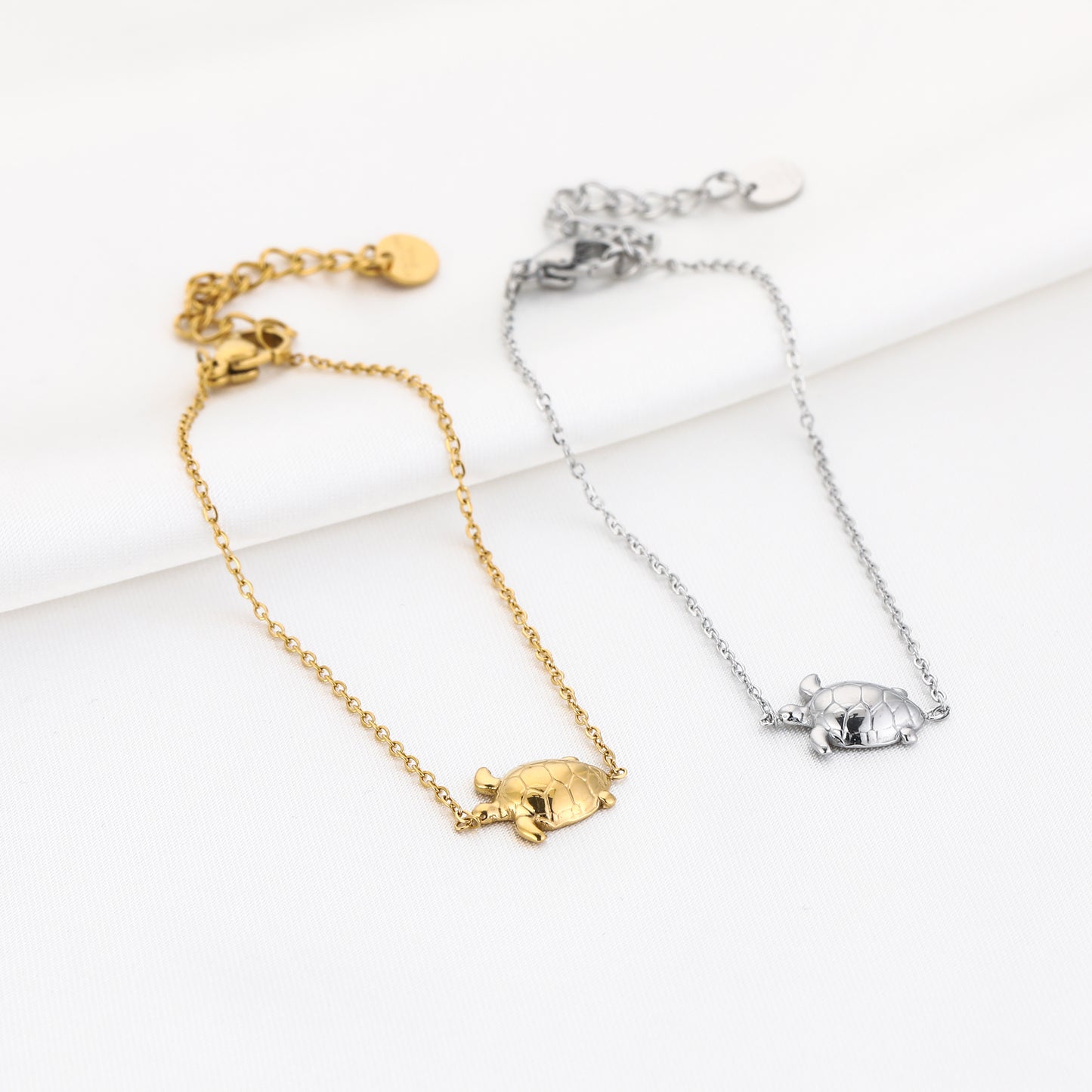 Armband met schildpad | Goudkleurig