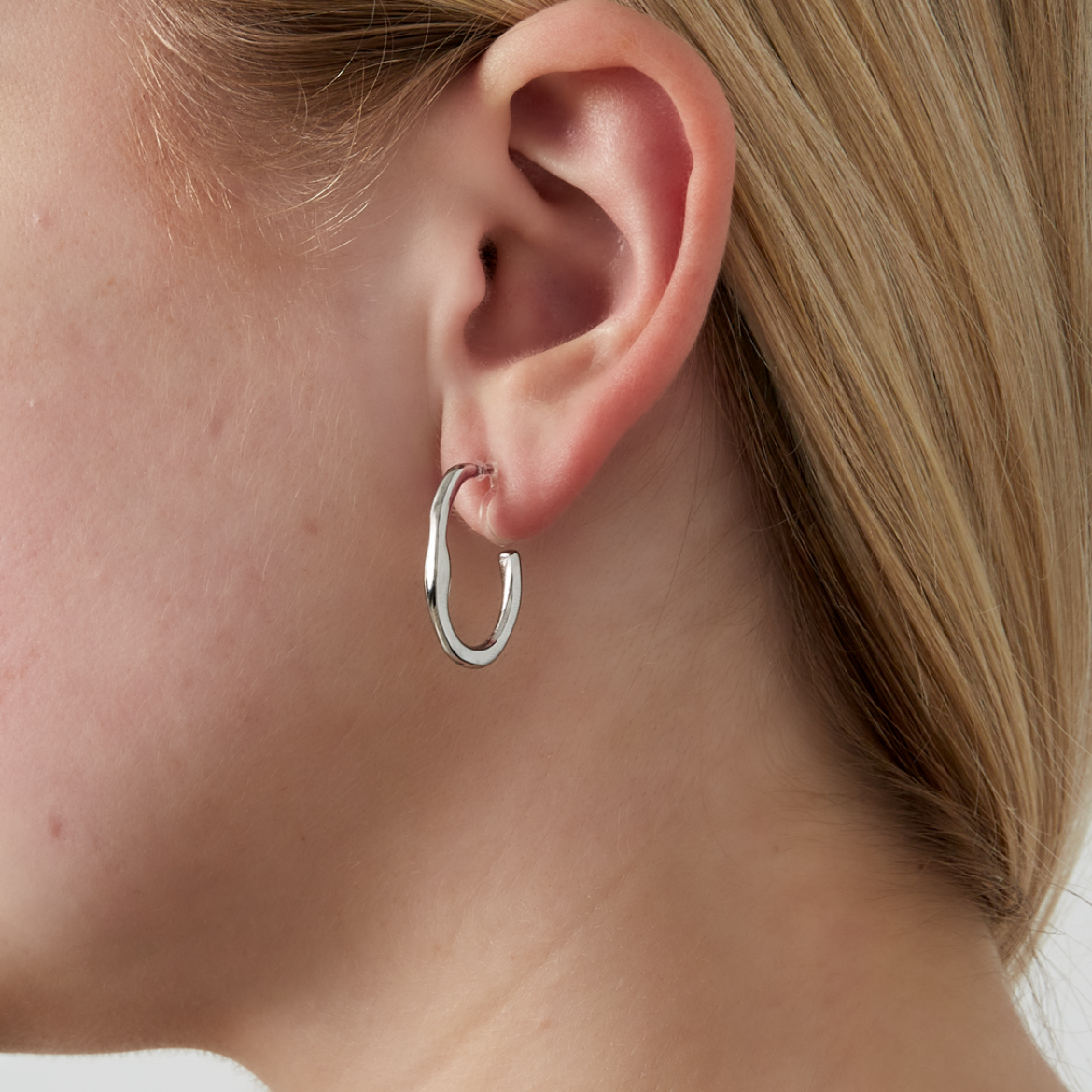 Clip oorbellen aesthetic oorringen | Zilverkleurig