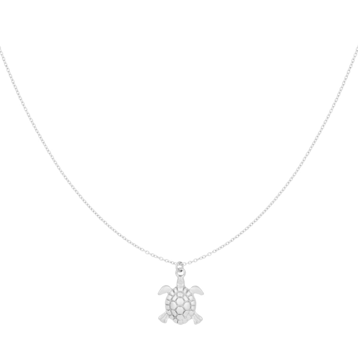Ketting met schildpad | Zilverkleurig