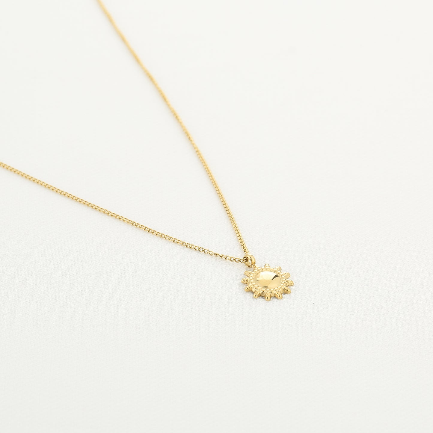 Ketting met zonnetje | Goudkleurig