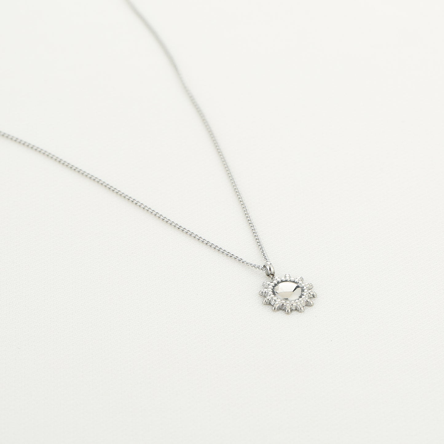Ketting met zonnetje | Zilverkleurig