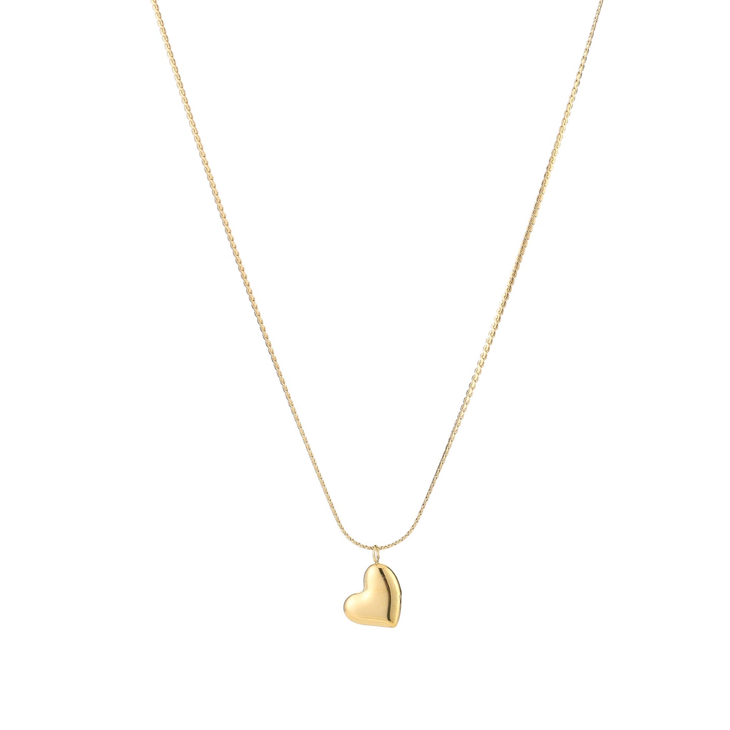 Ketting met klein hartje | Goudkleurig