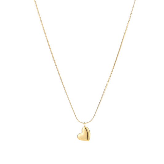 Ketting met klein hartje | Goudkleurig