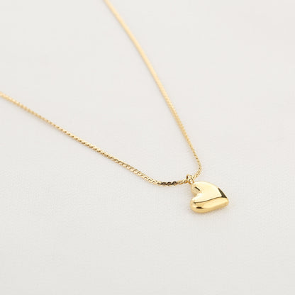 Ketting met klein hartje | Goudkleurig