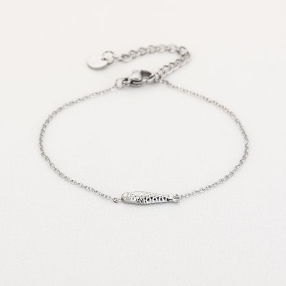 Armband met visje | Zilverkleurig