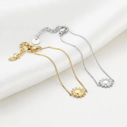 Armband met zonnetje | Goudkleurig