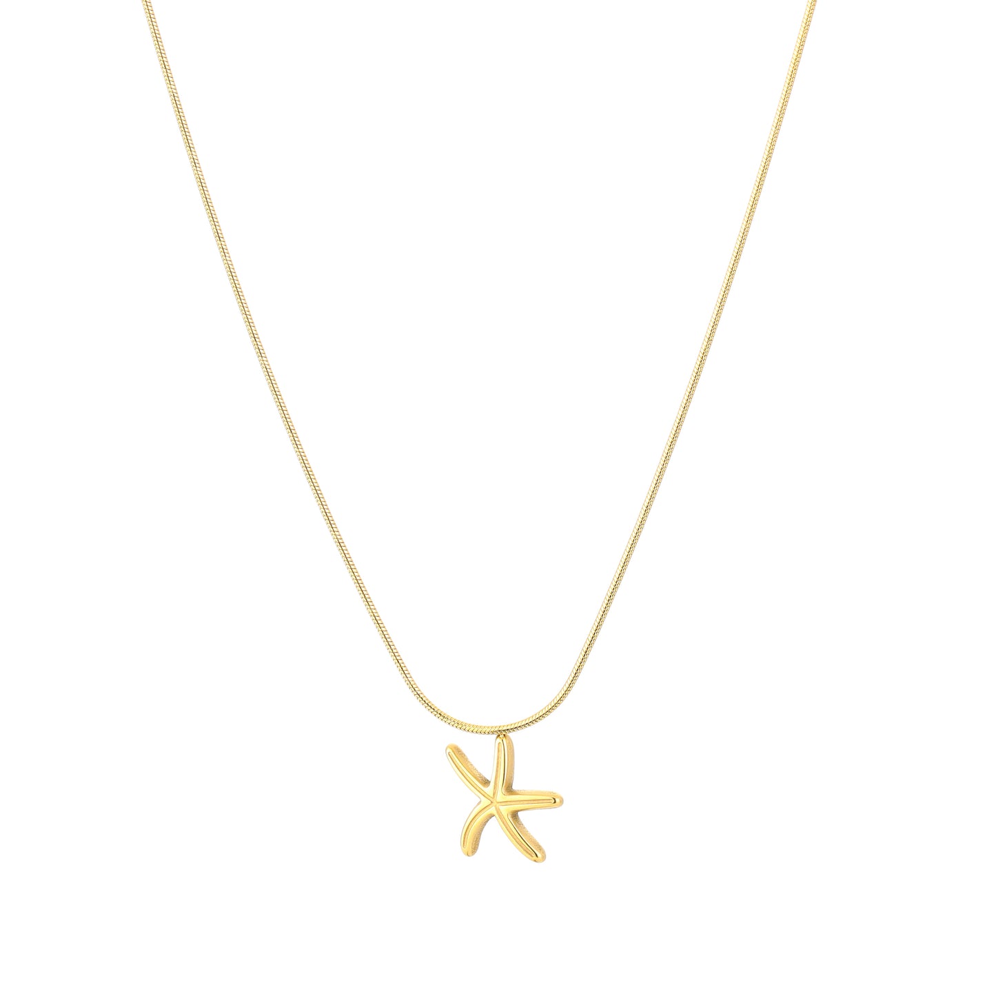 Ketting met zeester | Goudkleurig