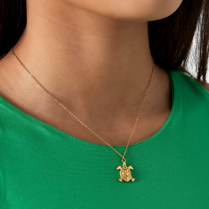 Ketting met schildpad | Zilverkleurig