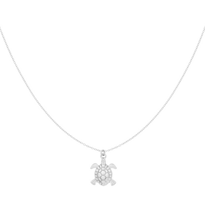 Ketting met schildpad | Zilverkleurig