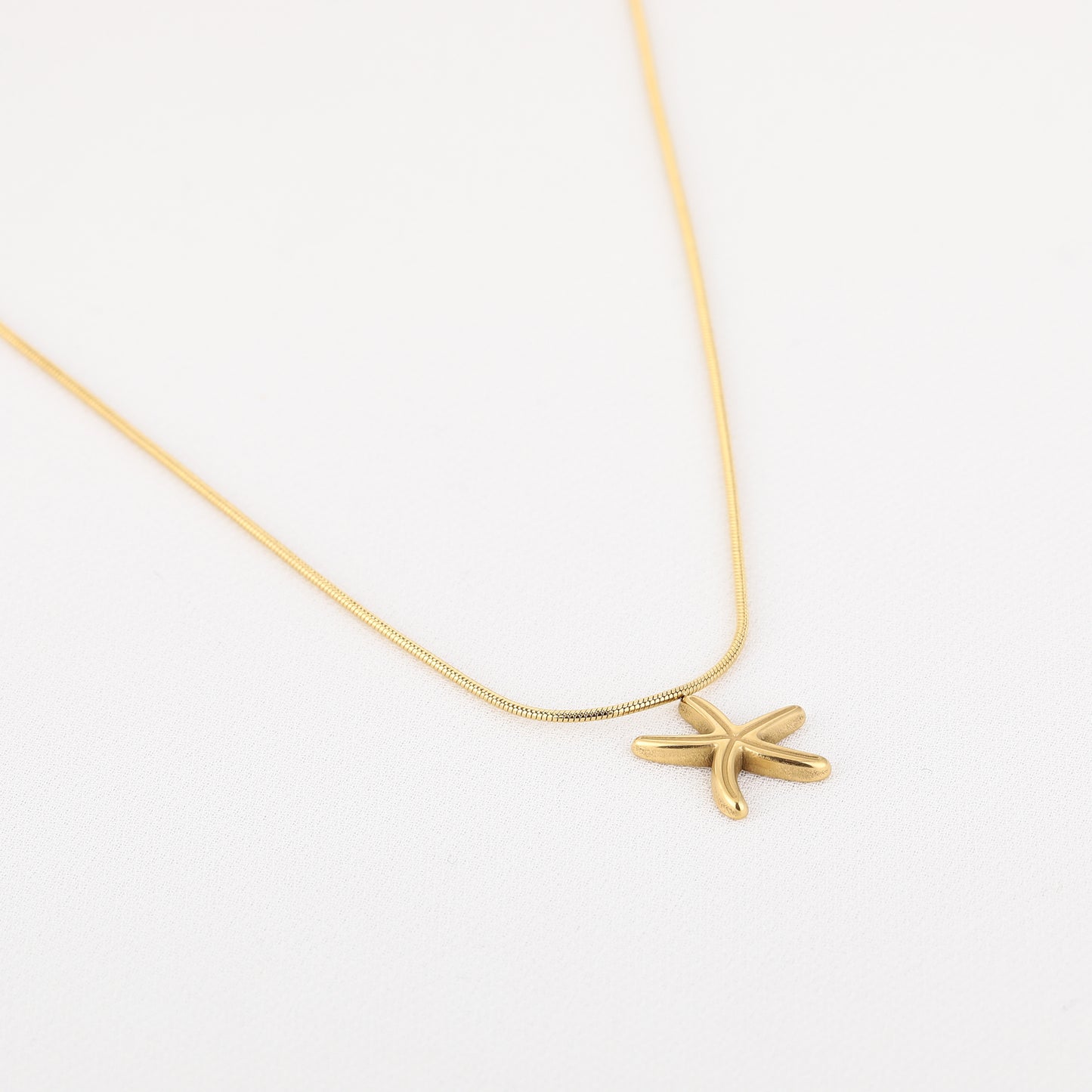 Ketting met zeester | Goudkleurig