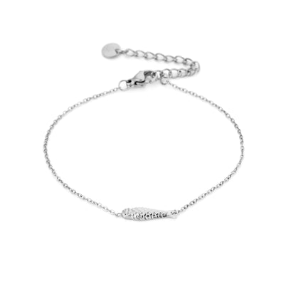 Armband met visje | Zilverkleurig
